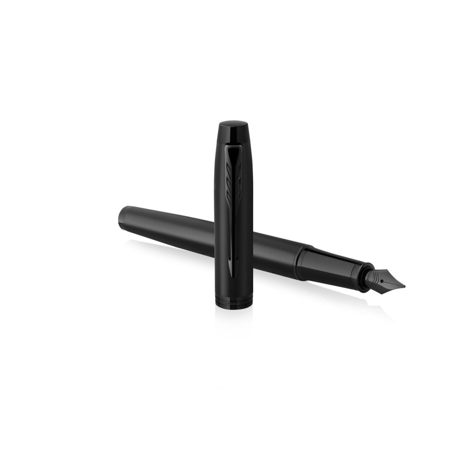 Parker Im Achromatic Pluma Fuente Negro Mate Bt image number 2.0