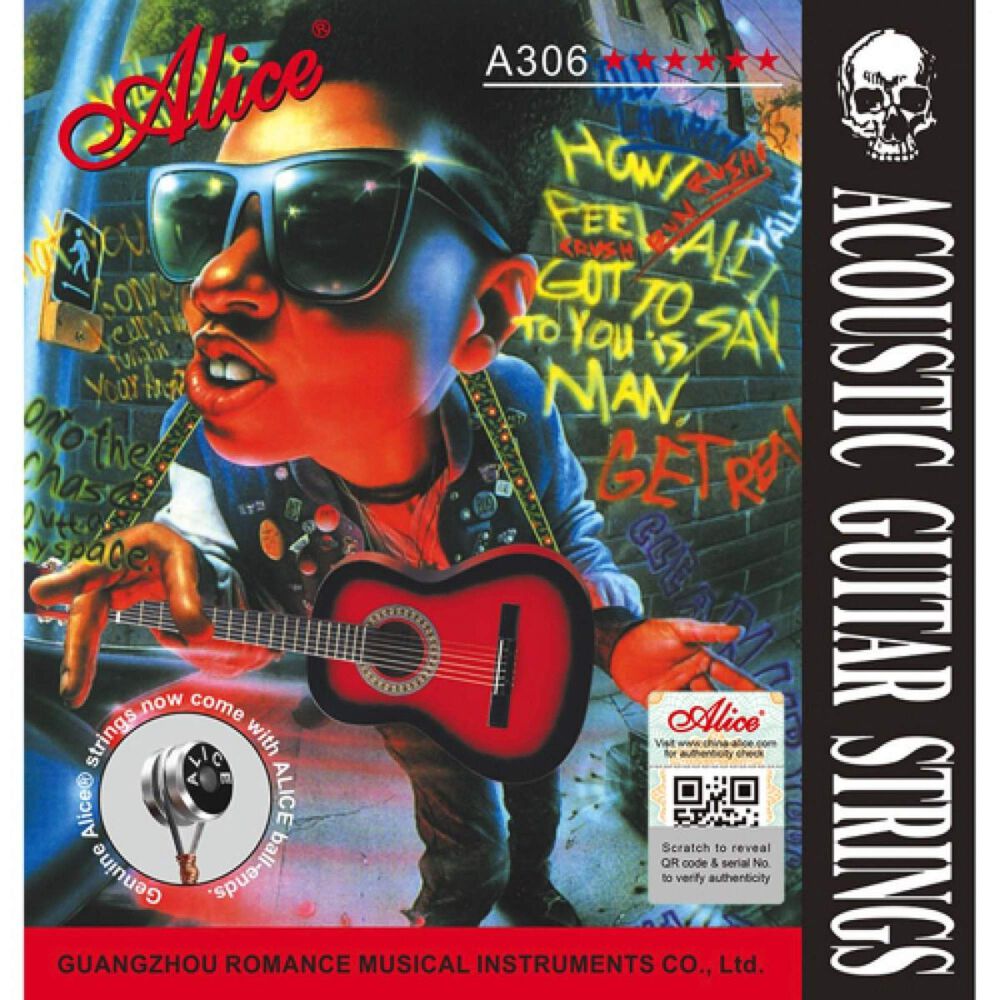 Set De Cuerdas De Guitarra Electroac&uacute;stica Alice A306xl 0.10 - 0-25 image number 0.0