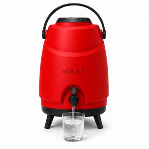Maxi Termo 12 Litros Soprano Rojo Para Agua Fria Y Caliente