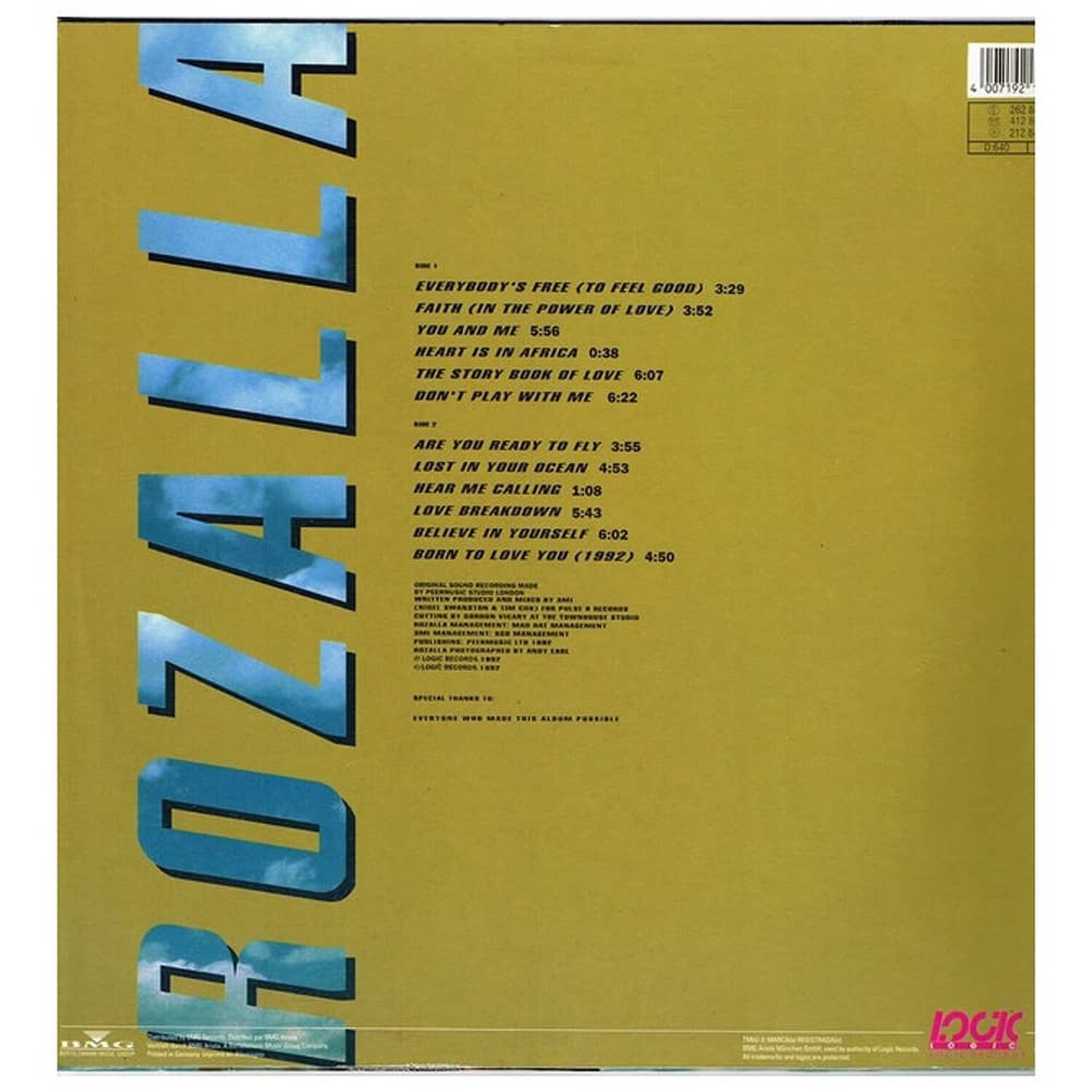 Rozalla - Everybody's Free | Vinilo Usado image number 1.0
