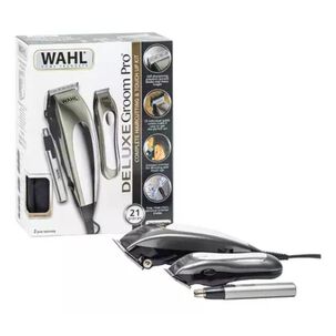 Máquinas Cortadoras De Pelo Kit Wahl Deluxe Groom Pro 21 Piezas