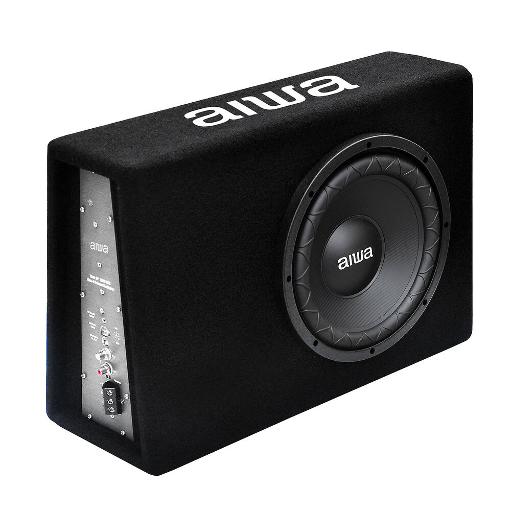 Subwoofer Auto 120w Aiwa Amplificado 10'' Slim Aw-101bx Negro image number 0.0