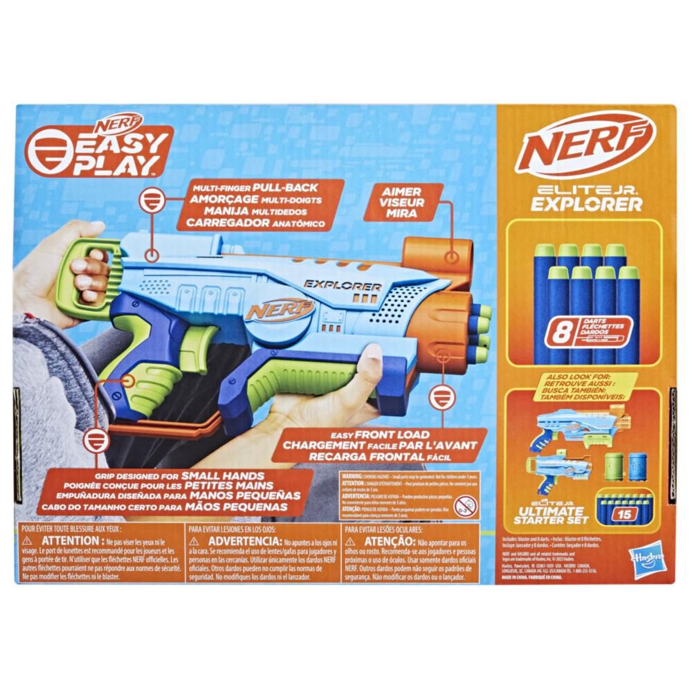 Lanzador Nerf Elite Jr Explorer image number 4.0