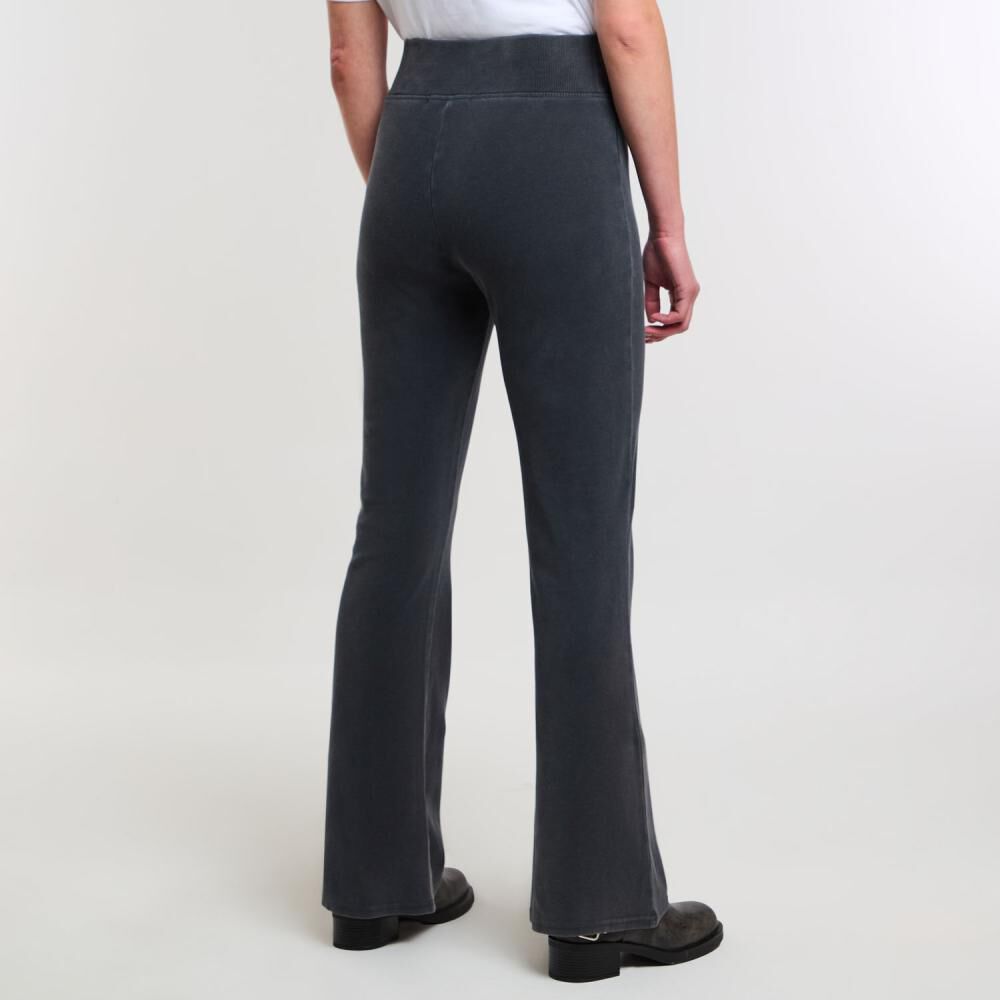 Pantalón De Buzo Tiro Medio Flare Mujer Rolly Go image number 3.0