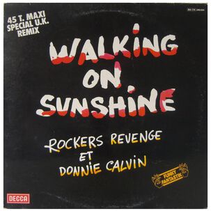 Rockers Revenge - Walking On Sunshine| 12" Maxi Single Usado