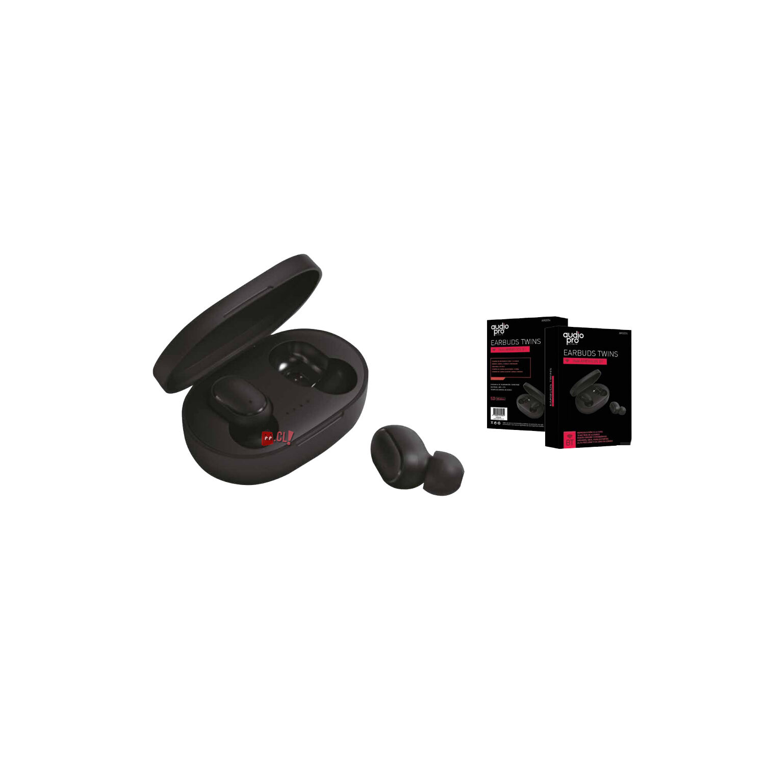 Aud&iacute;fonos Twins Bluetooth 5.0 Binaural Sin Cable - Ps image number 1.0