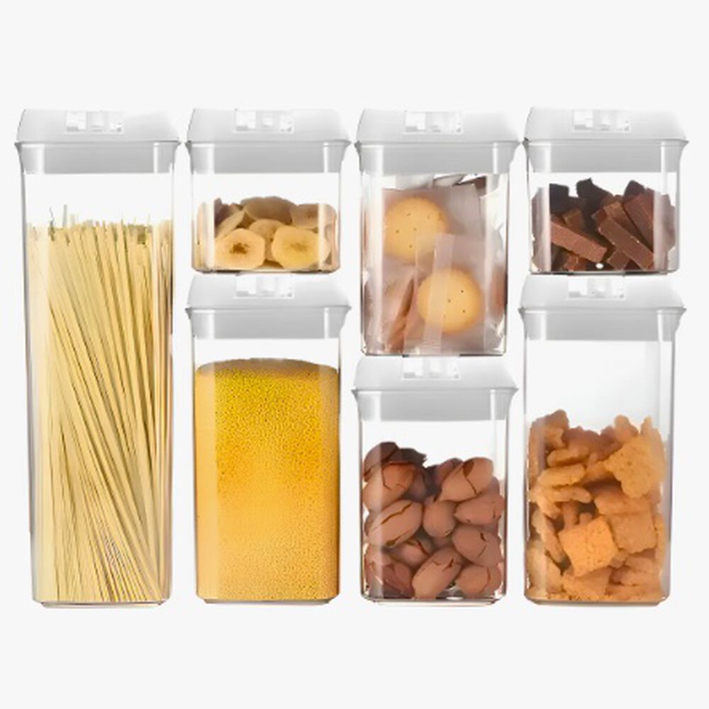 Set 7 Contenedores Herm&eacute;ticos De Alimentos image number 0.0