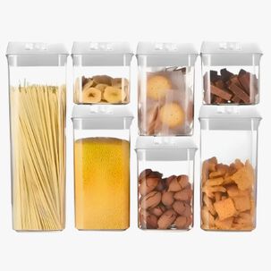 Set 7 Contenedores Herm&eacute;ticos De Alimentos