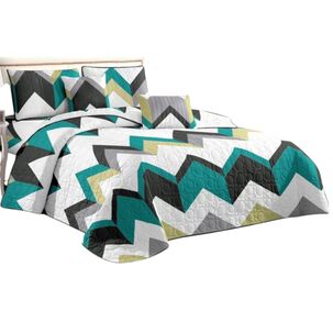 Cobertor Quilt De Verano Cubrecama 2 Plazas Colcha 230x250cm Gs