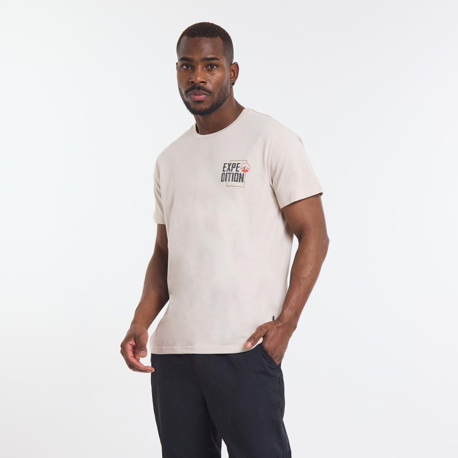 Polera Deportiva Manga Corta Cuello Redondo Hombre Wetland image number 2.0
