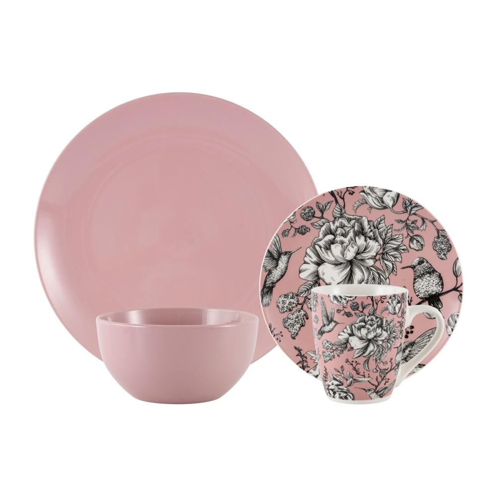 Juego De Vajilla Belle Noite Lirio / 24 Piezas / 6 Personas image number 0.0