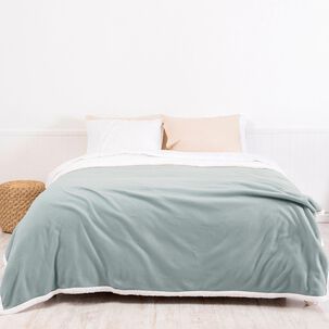 Frazada Polar-sherpa Lisa King Verde