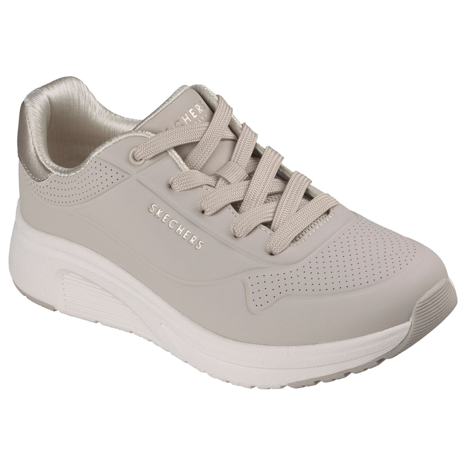 Zapatilla Urbana Mujer Skechers Uno Lite 2 Nat image number 4.0