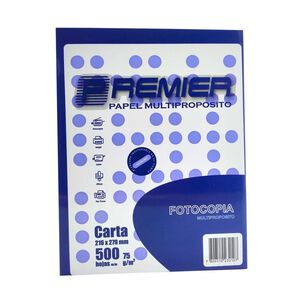 Resma Papel Fotocopia Carta 75gr. Premier