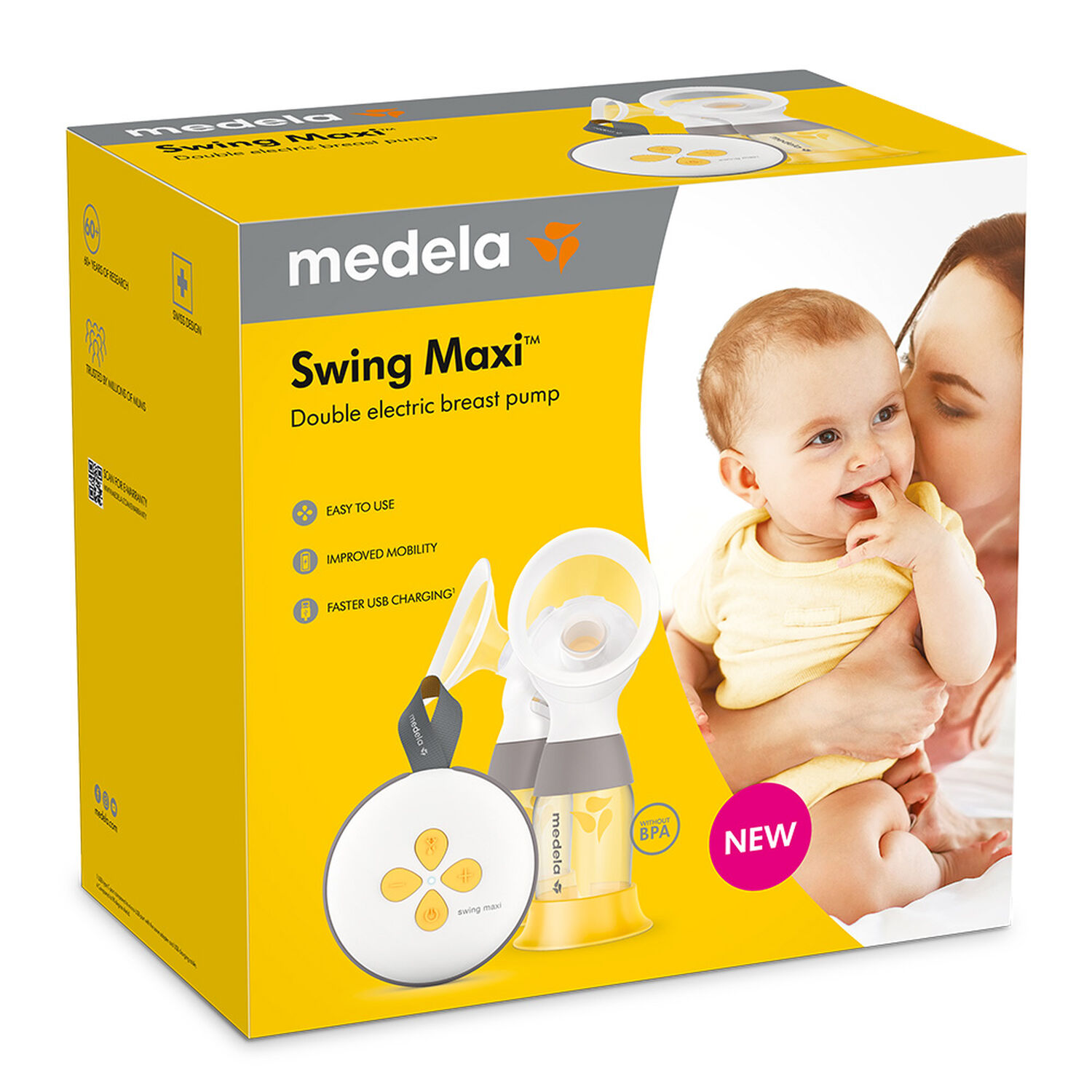 Extractor De Leche El&eacute;ctrico Doble Swing Maxi&trade; Medela image number 9.0