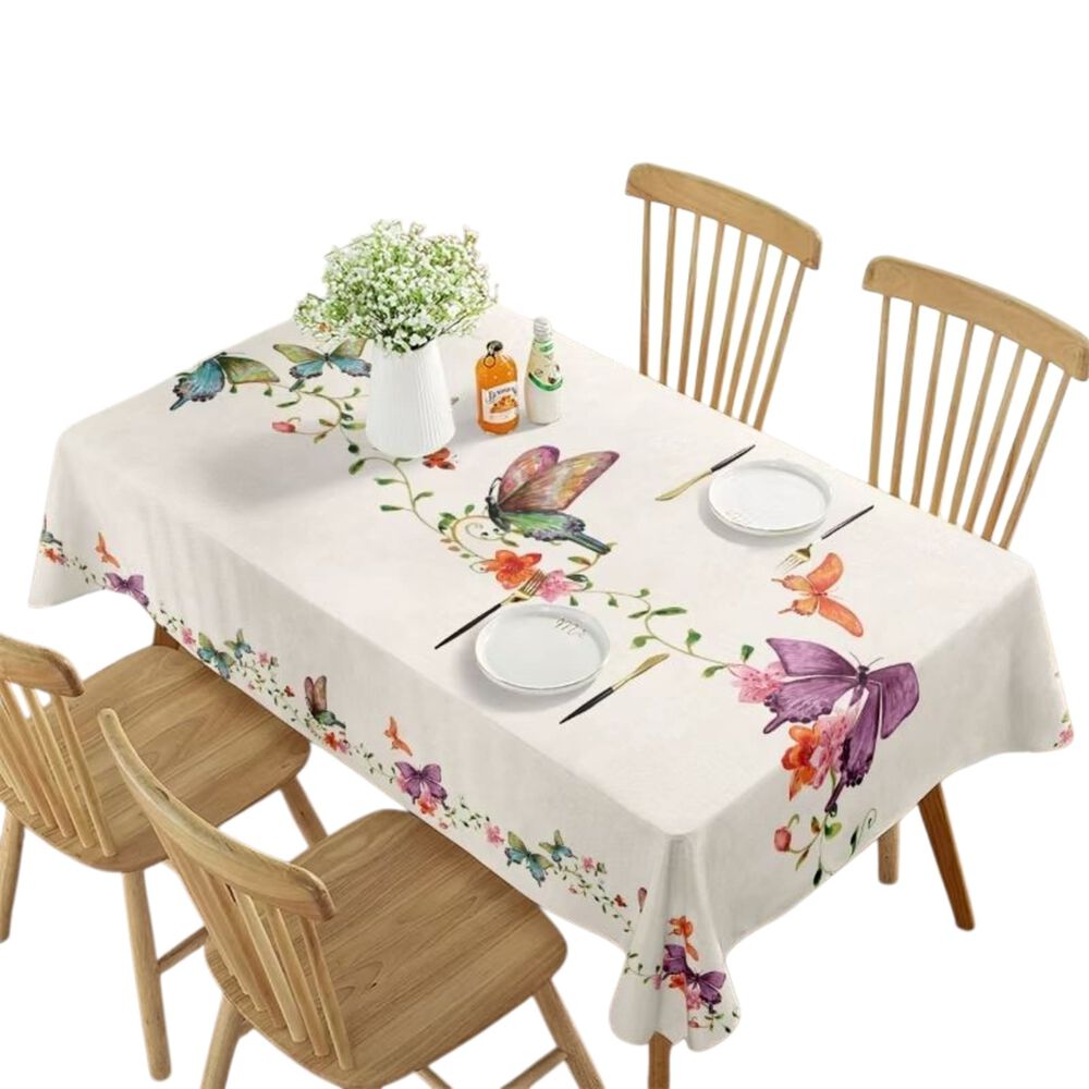 Mantel De Mesa Rectangular Impermeable Estampado Medida 140cm X 220cm image number 0.0