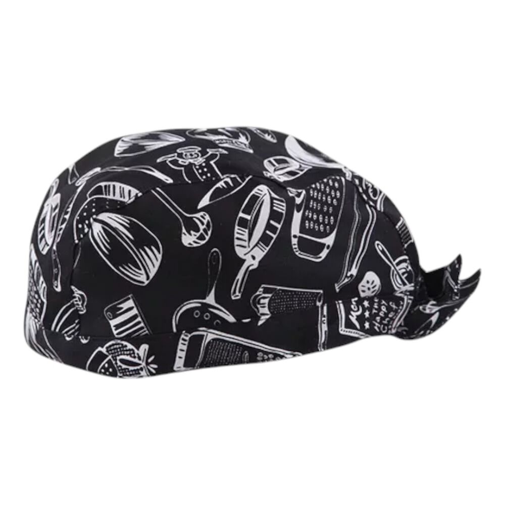Gorro O Bandana De Cocina Chef Con Lazo Amarrable image number 2.0