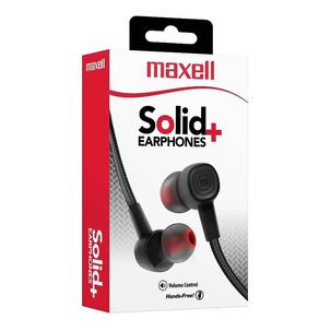 Audifonos SN-8 Maxell Solid+ Earbud Gris 3.5mm [ 348345 ]