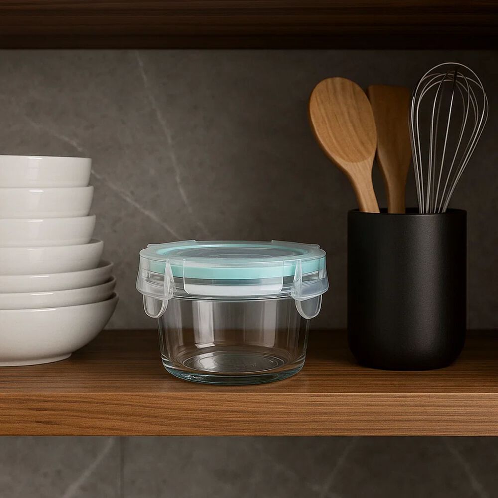 Set 6 Contenedores Hermeticos Allegra Vidrio 165ml Redondo image number 2.0