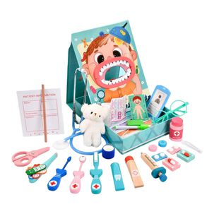 Juguete Dentista De Madera Con Accesorios Maletin Infantil