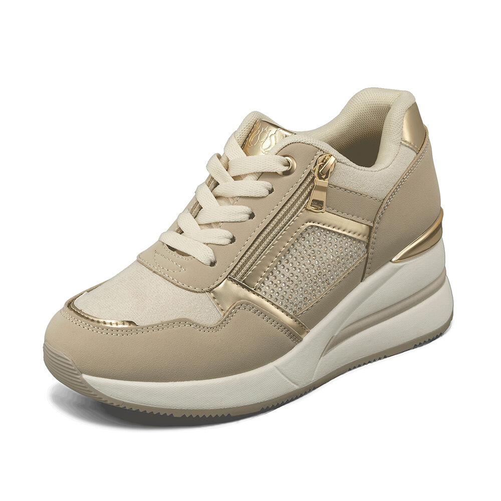 Zapatilla Deportiva Taco Cuña Malla Mujer Weide Jll61 image number 5.0