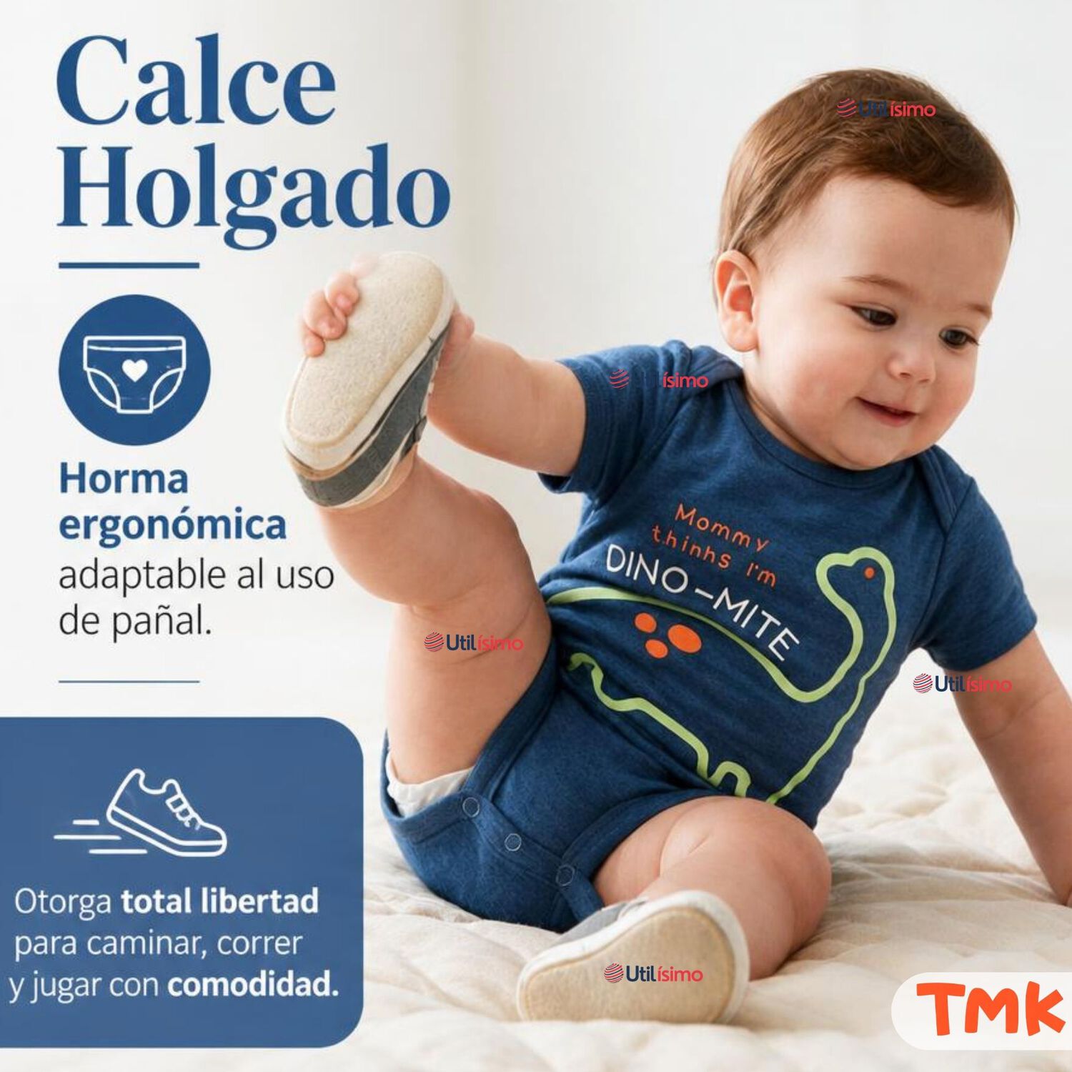 Pack 5 Bodys Manga Corta 100% Algod&oacute;n Tedmimak Ni&ntilde;o Little Adventurer image number 6.0