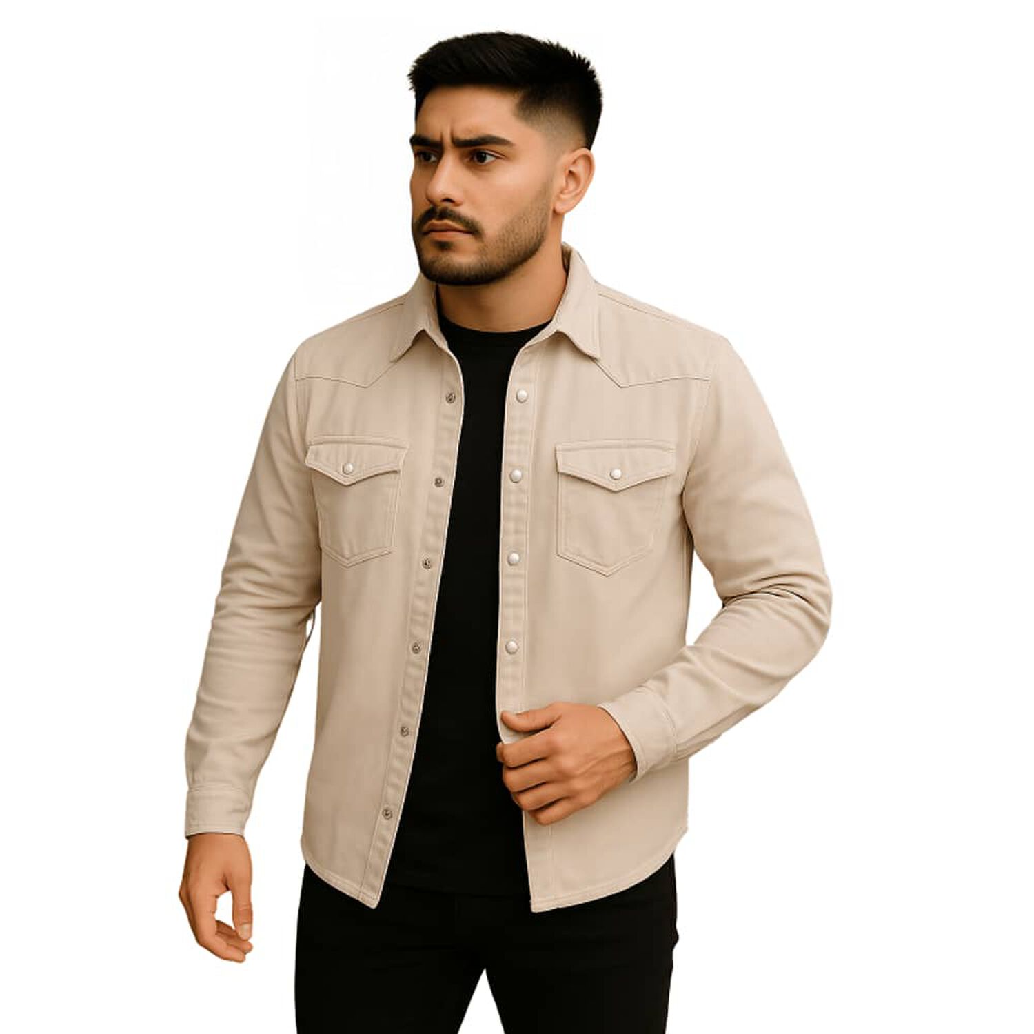 Chaqueta Sobrecamisa Denim Croacia Hombre image number 0.0