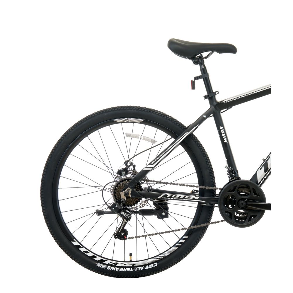 Bicicleta Totem Mtb Aro 26 Modelo Y660m Negro Gris image number 3.0