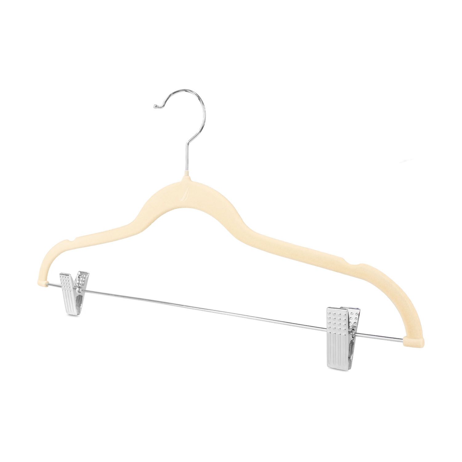 Colgadores De Ropa Con Clip Pack 6 Beige Antideslizantes Nautica Home image number 2.0