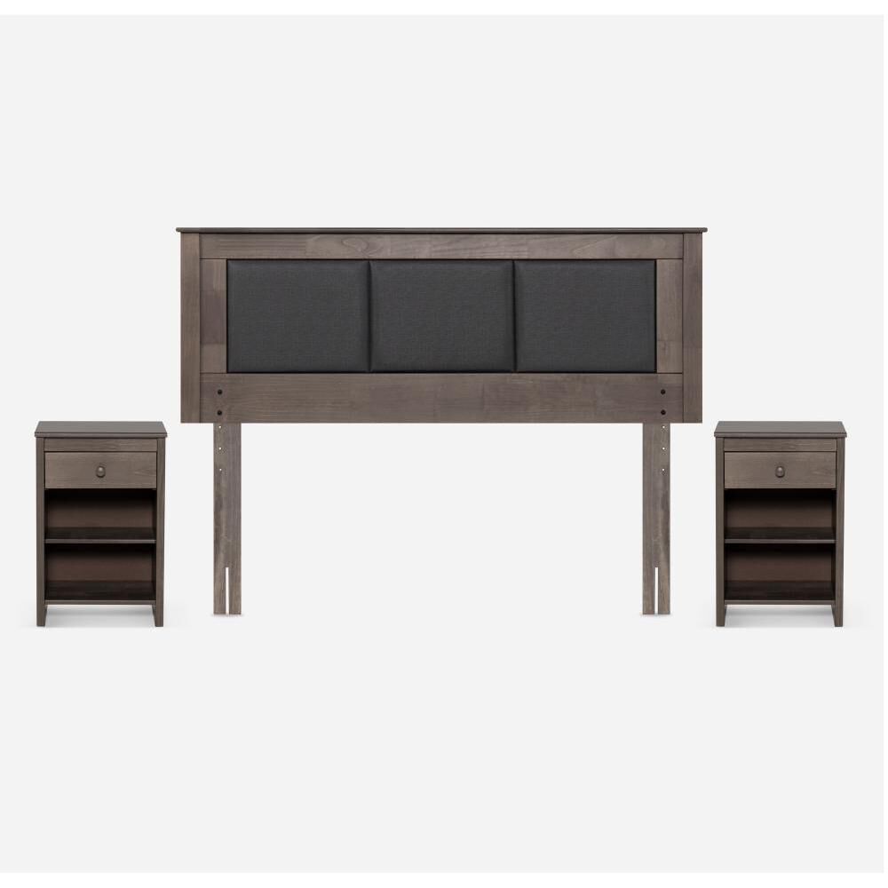 Cama Europea Rosen New Style 4 Plus / 2 Plazas / Base Normal  + Set Maderas Rachel Gris image number 2.0