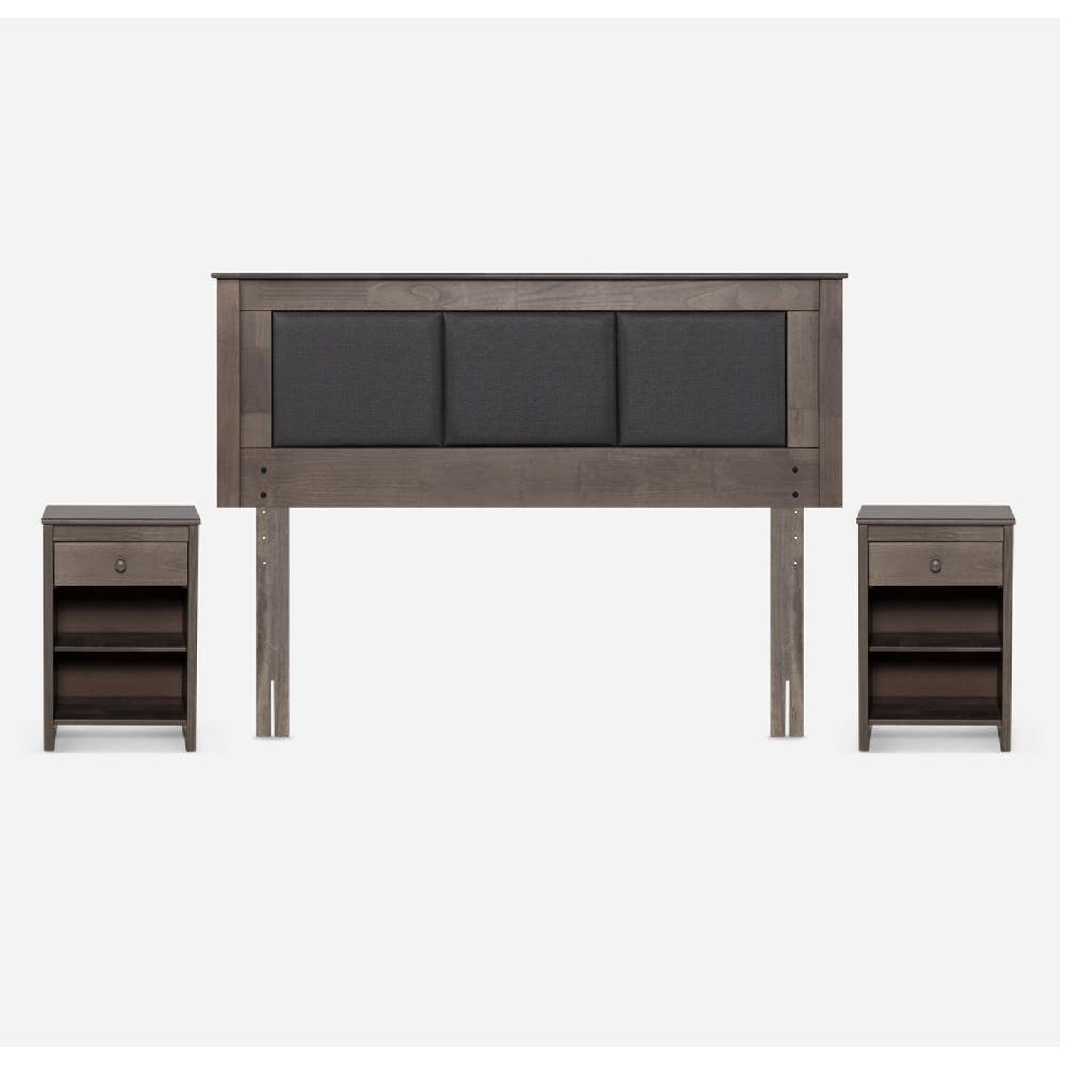 Cama Europea Rosen New Style 4 Plus / 2 Plazas / Base Normal  + Set Maderas Rachel Gris image number 2.0