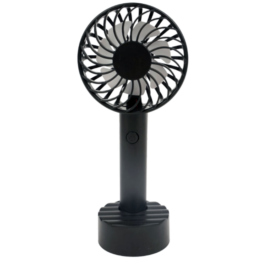 Mini Ventilador De Mano Recargable 500mah Negro - Ps image number 0.0