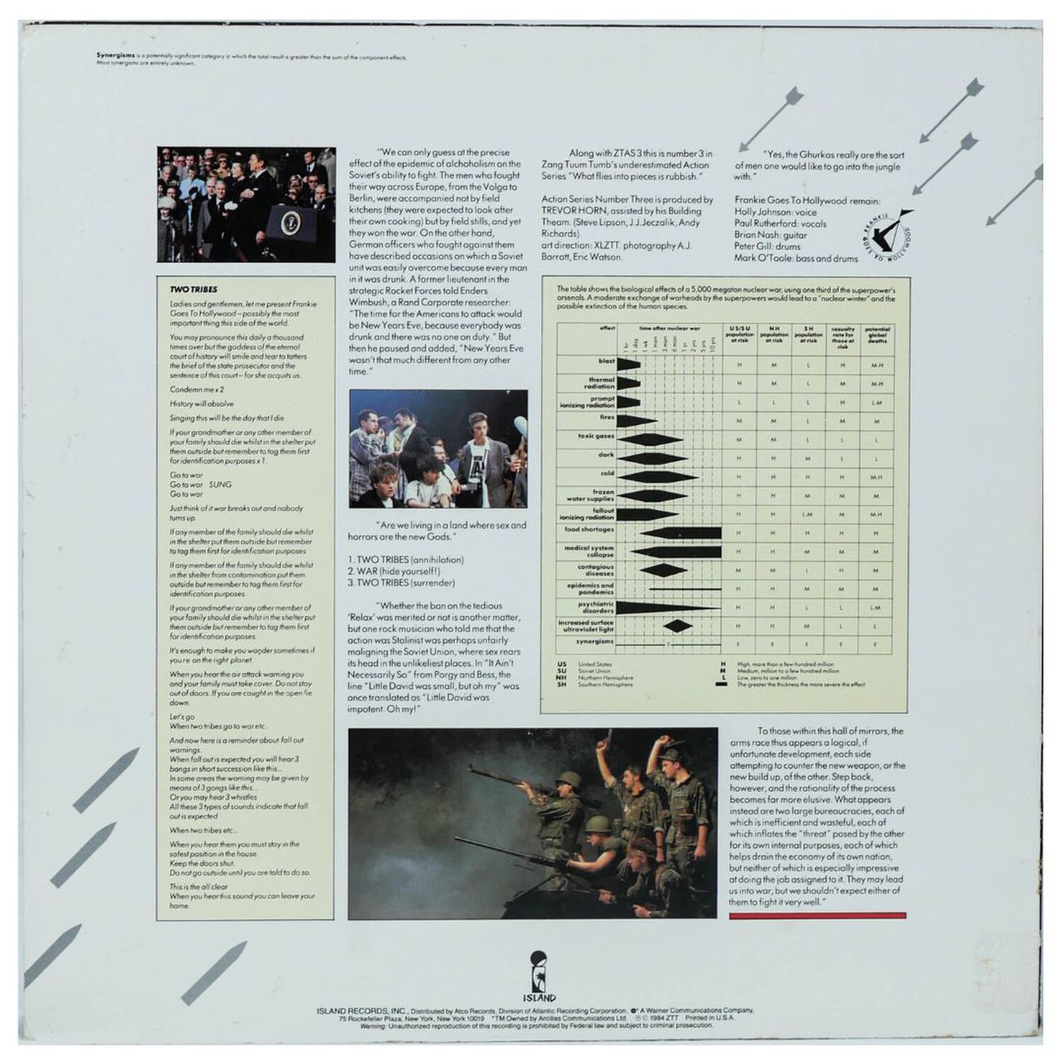 Frankie Goes To Hollywood - Two Tribes | 12" Maxi Single Usado image number 1.0