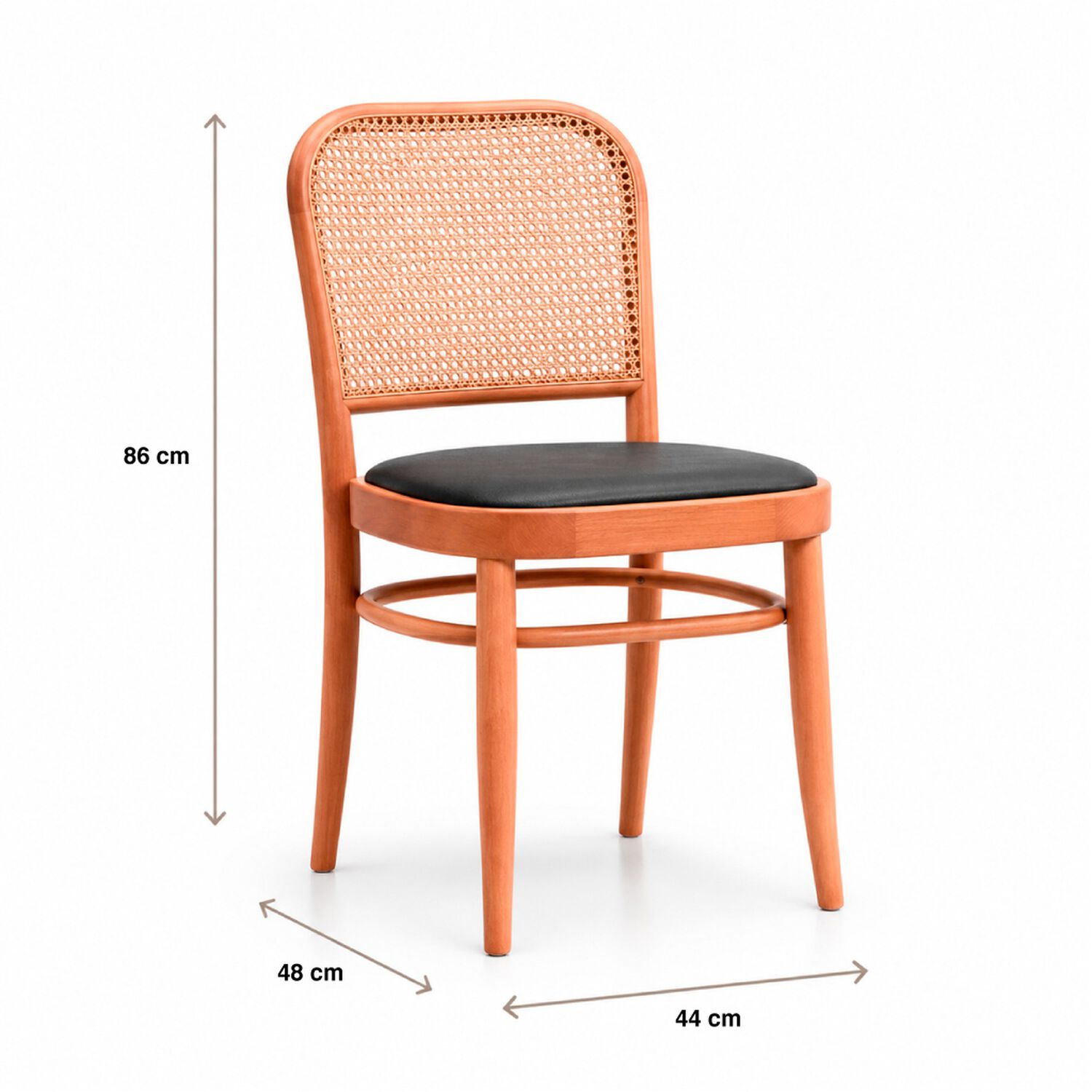 Silla De Comedor Madera Hono 44x48x86 image number 3.0