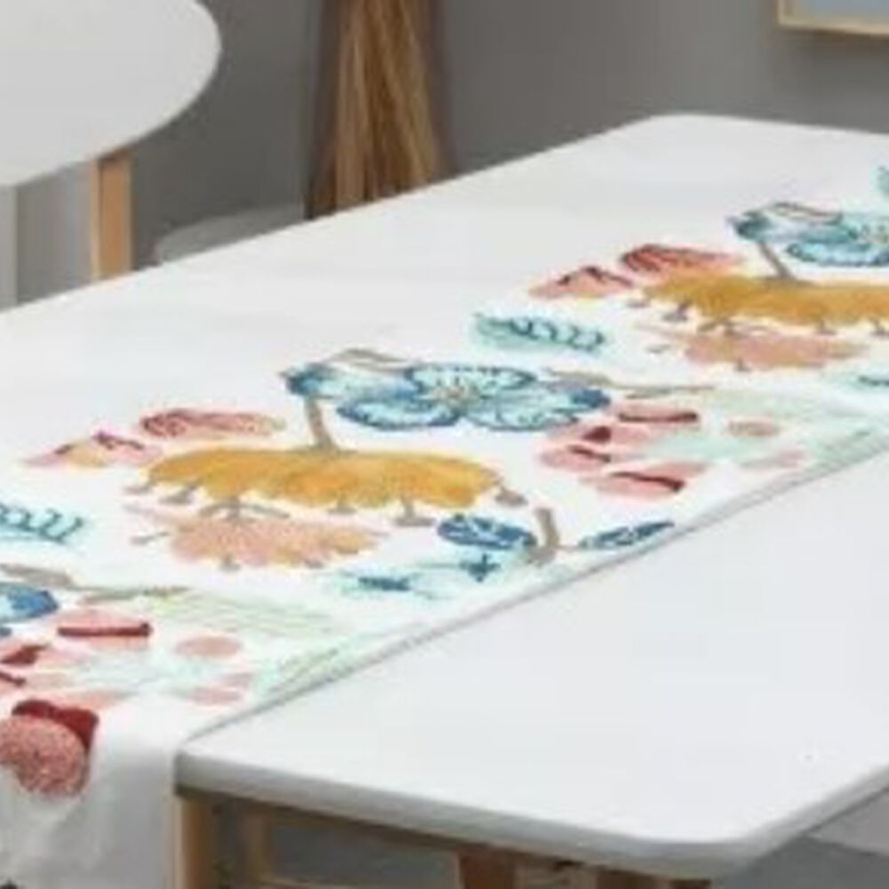 Camino De Mesa Diseño Bordado Camino De Mesa Decoración image number 2.0