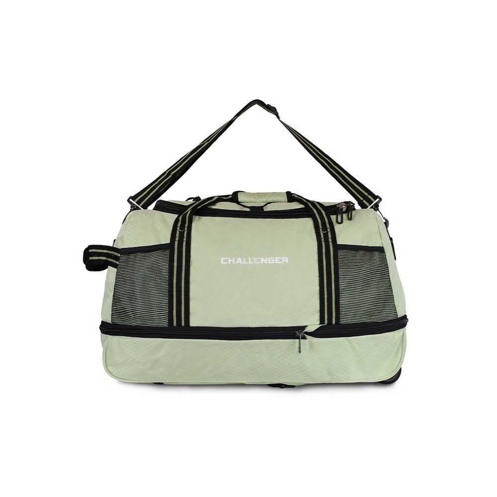 Bolso Tipo Mochila Con Ruedas + Candado Challenger Verde image number 6.0