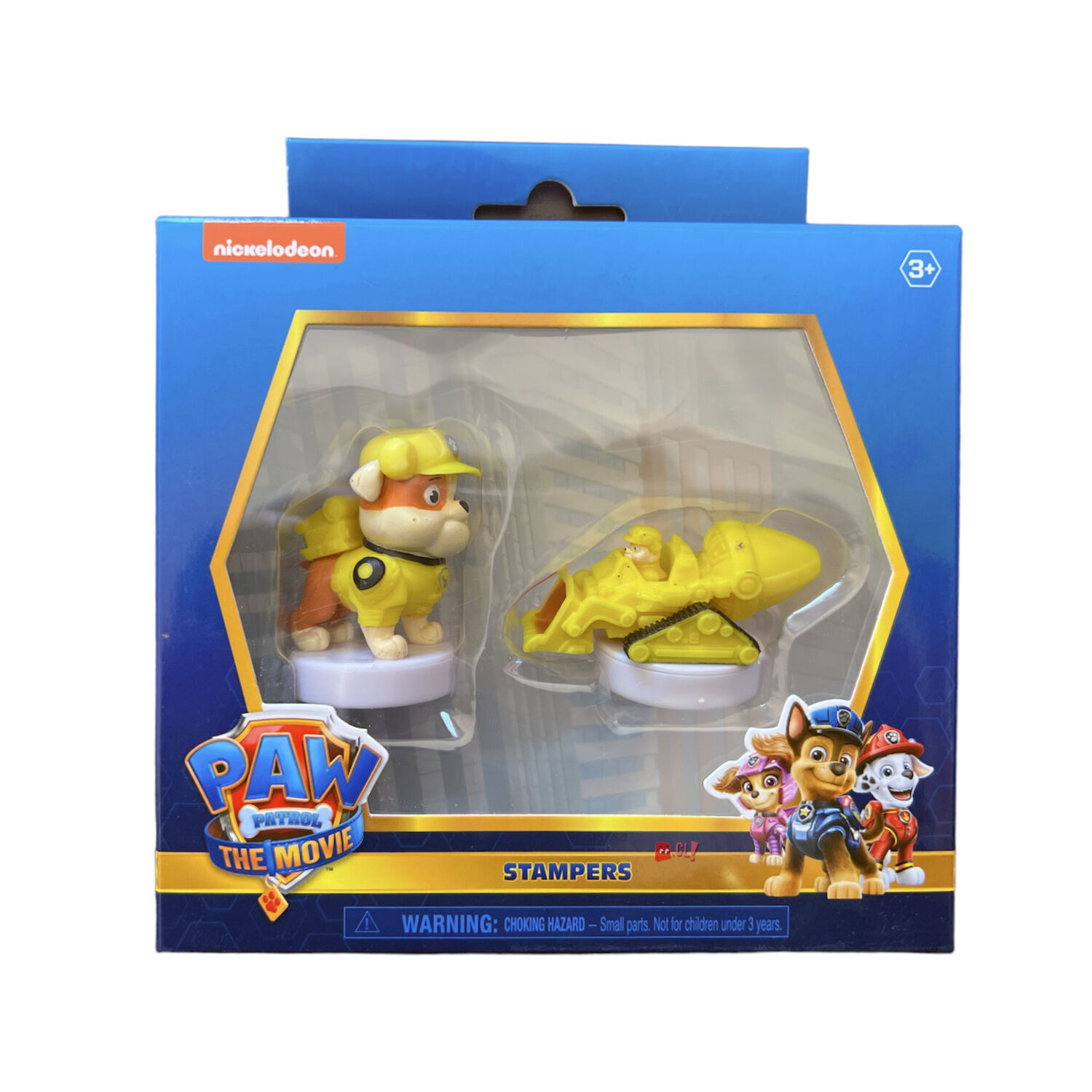 Figuras Juguetes Paw Patrol Rubble Con Maquina - Ps image number 1.0