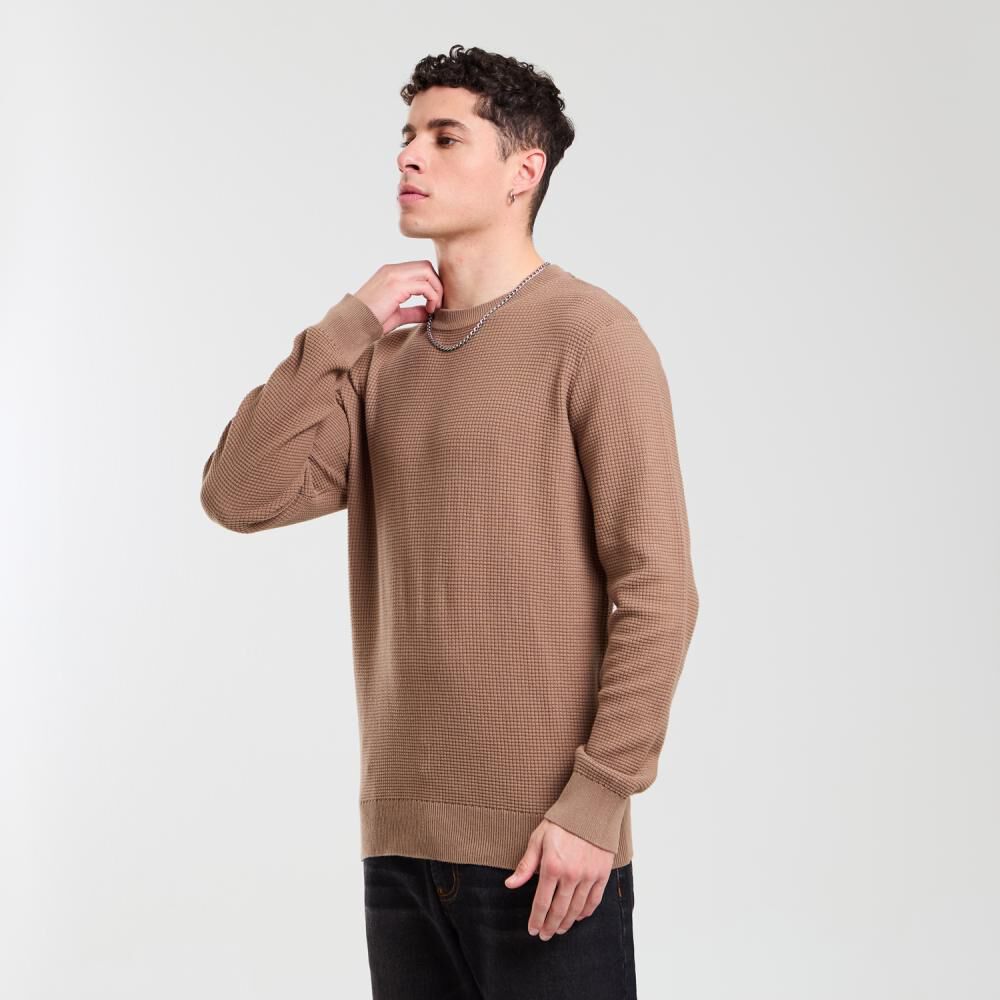 Sweater Liso Regular Manga Larga Cuello Redondo Skuad image number 2.0