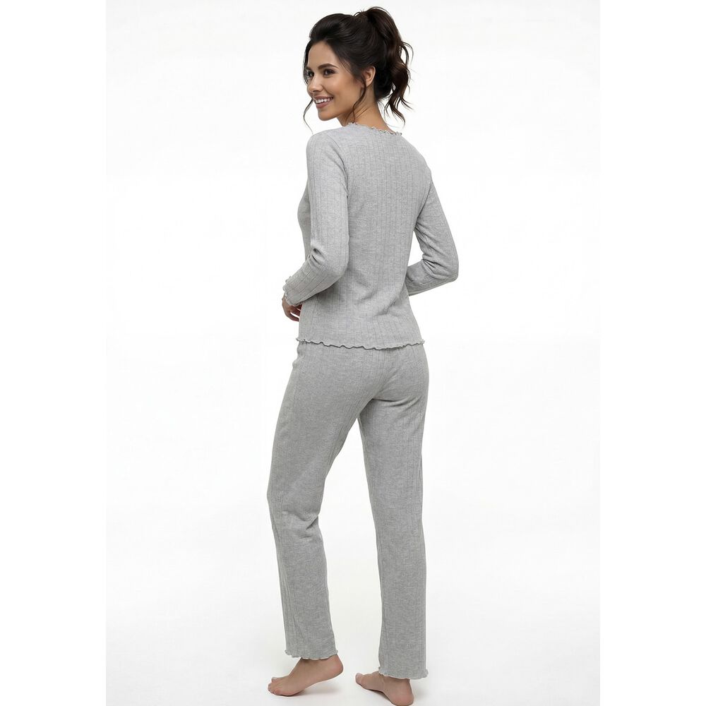 Pijama De Mujer Viscosa 60.1608m-gri image number 1.0