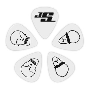 U&ntilde;etas Satriani White (.70mm) 10 Pack 1cwh4-10js Daddario