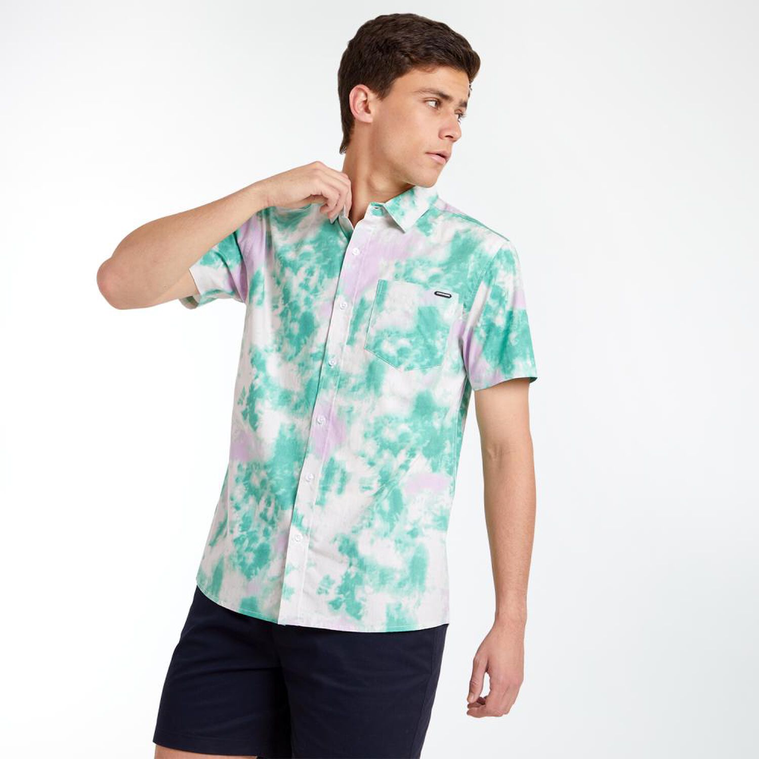 Camisa Slim Manga Corta Hombre Ocean Pacific image number 2.0