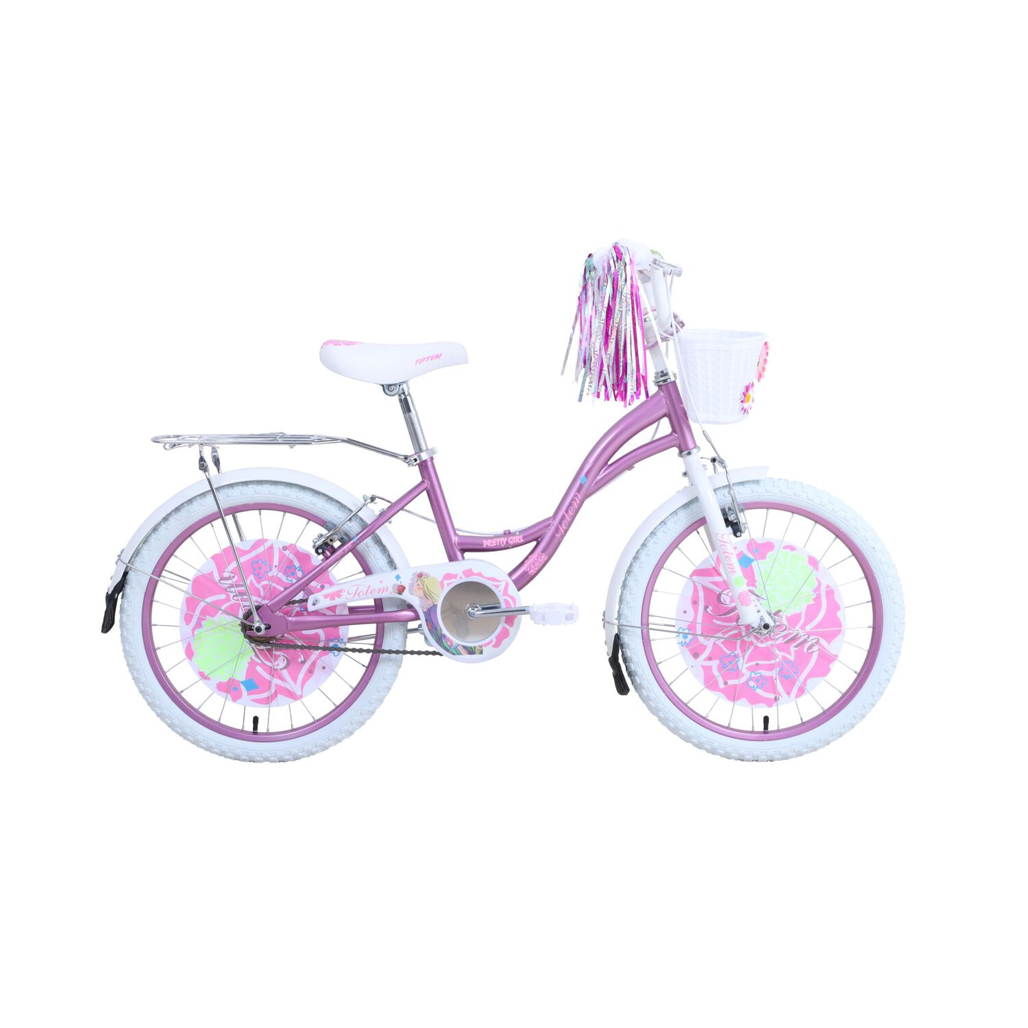Bicicleta Totem Infantil Aro 20 Pretty Rosado image number 0.0