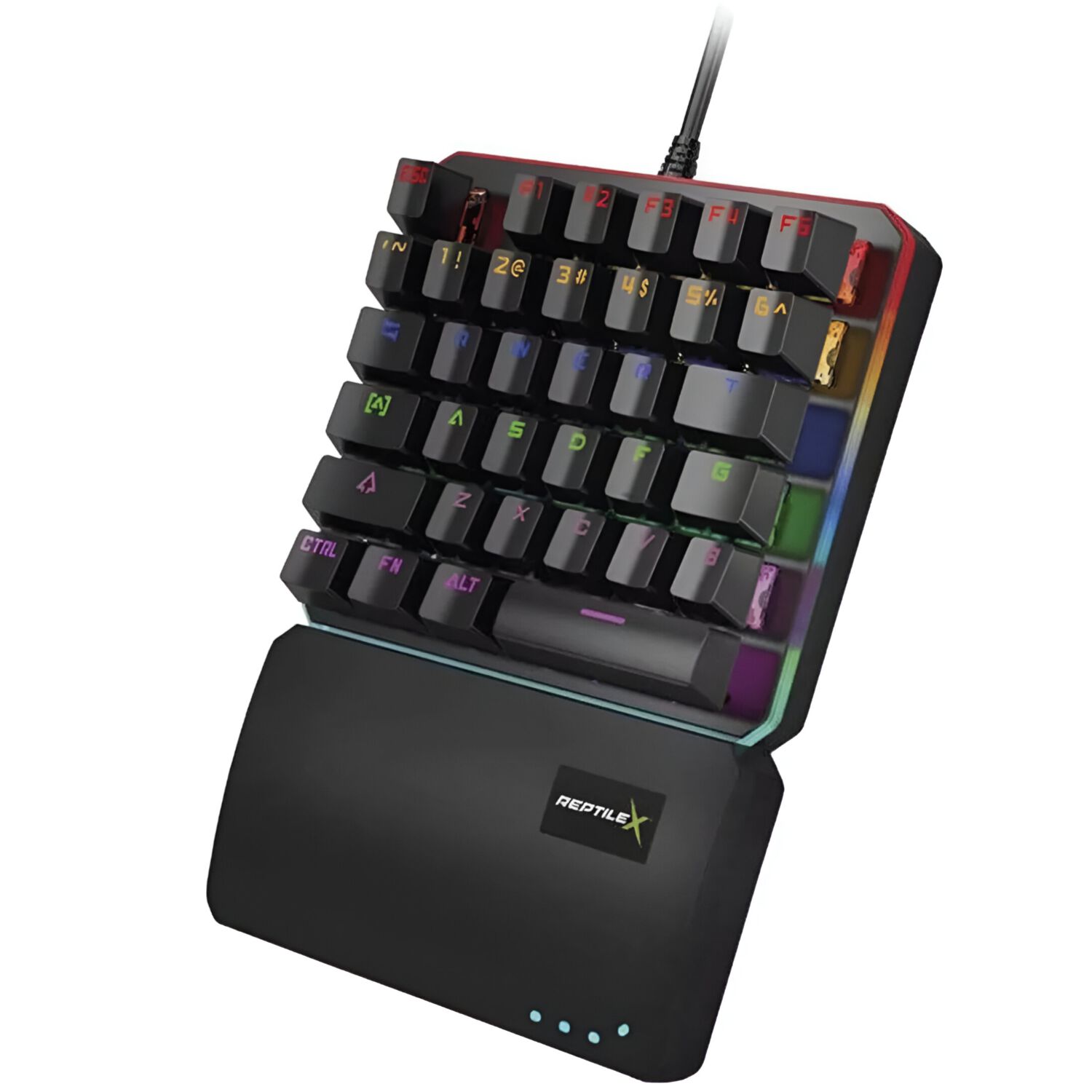 Teclado Gamer De Una Mano Mecanico Rgb Backlighting Rx0015 image number 0.0