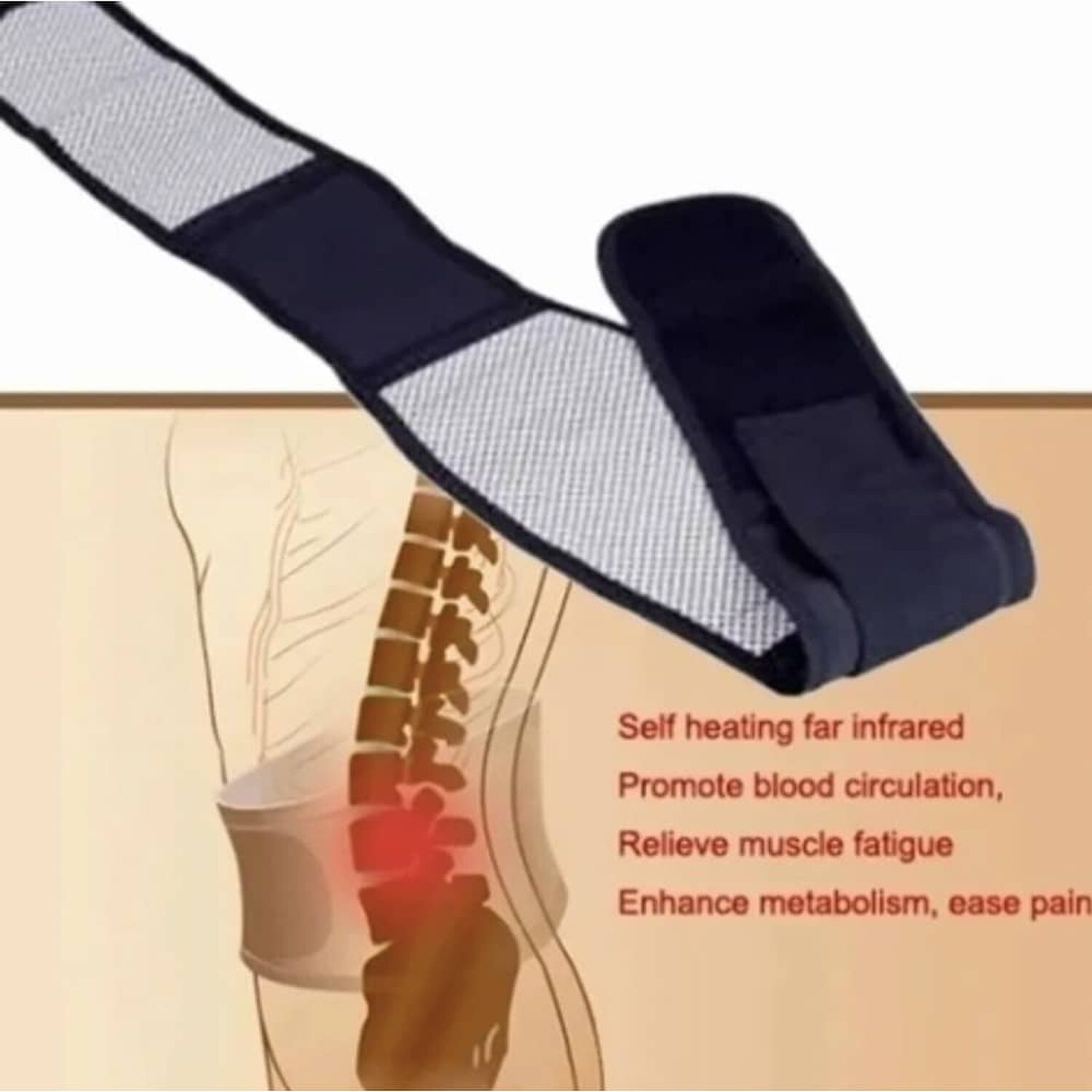 Faja Lumbar Alivia Dolor De Espalda L image number 3.0