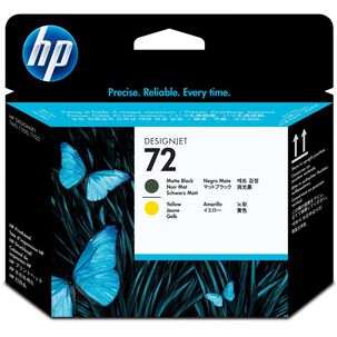 Cabezal De Impresi&oacute;n Designjet Hp 72 Negro Mate Y Amarillo
