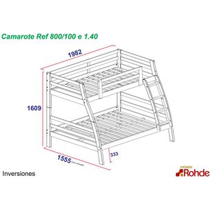Camarote Decocasa C_chicago 2p / Full / Base Normal