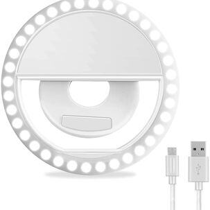 Aro Anillo De Luz Recargable Para Smartphone De Alto Brillo
