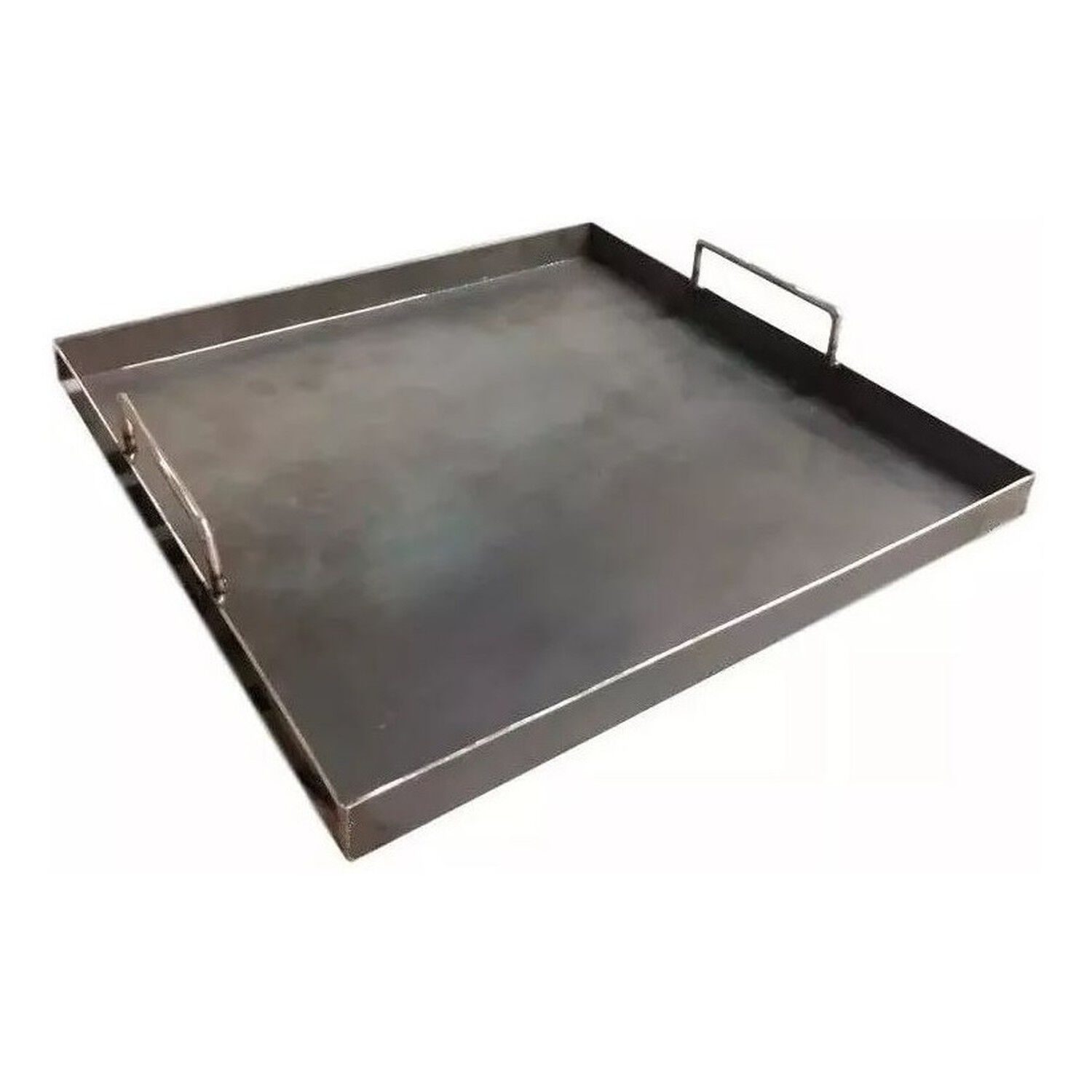 Plancha Churrasquera 40x40 Fierro 5mm Gris Oscuro Alta Calidad image number 1.0