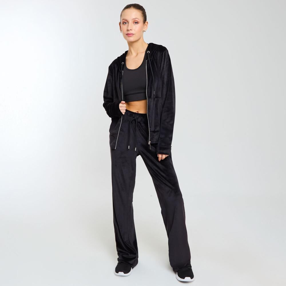 Polerón Deportivo Full Zipper Cuello Redondo Con Capucha Mujer Wetland image number 1.0