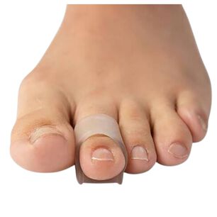 Par Corrector Dedos Pie Flexible Silicona Alineador Postura